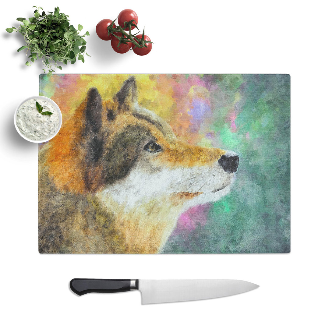 Abstract Wolf Vol.1 Painting Chopping Board