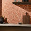 Terra Cortona Piazza 10x10 Matte Terracotta Mosaic Tile