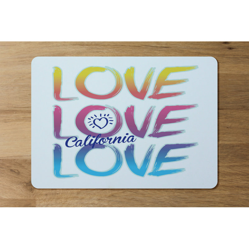 Donley Polyester-Coated Hardboard Rectangle Placemat