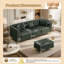 Canapé modulaire Chesterfield avec 3 coussins