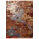 Modern Abstract Machine Washable Non-Slip Rug, Non-Shedding Contemporary Accent Rugs, Low Pile Indoor Carpet for Living Room, Bedroom