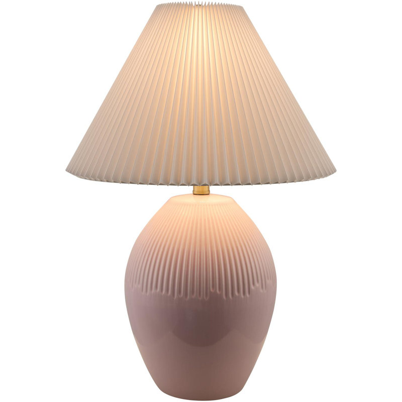 Stoltzmann Table Lamp, Light Pink