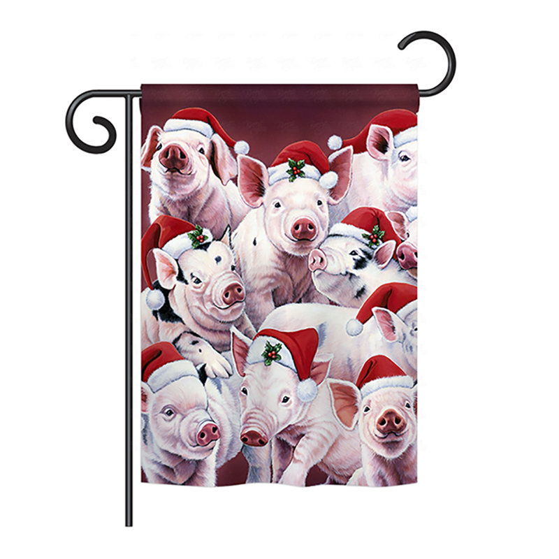 Drapeau de maison en polyester Thorbjorn, H 18,5 po x l 13 po