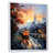 White Floater Framed