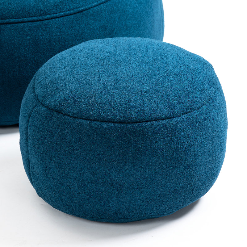 Fauteuil à billes léger en mousse compressée pour salle à manger rembourrée