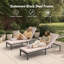 Aruba 192cm Long Chaise Lounge Set