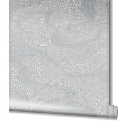 Amariyana Kumano Collection Abstract Flow Design 10.05M X 53Cm Wallpaper Roll