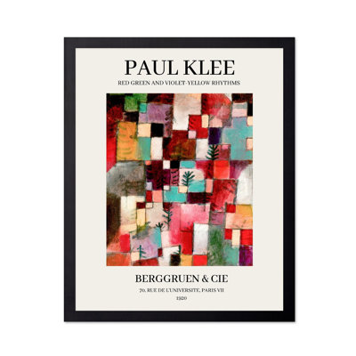 Paul Klee - Rythmes rouge-vert et violet-jaune