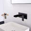 Wall Mounted Waterfall Bathroom Sink Faucet