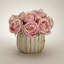 Rose Bouquet in Decorative Vase-1929474176