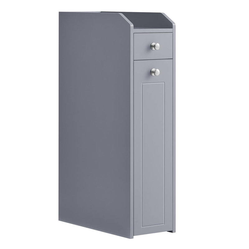 Tashania Bathroom Cabinet, Grey/Brown/Blue