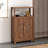 New Chinese Style Elm Shoe Cabinet 12 Pair Shoe Storage Cabinet