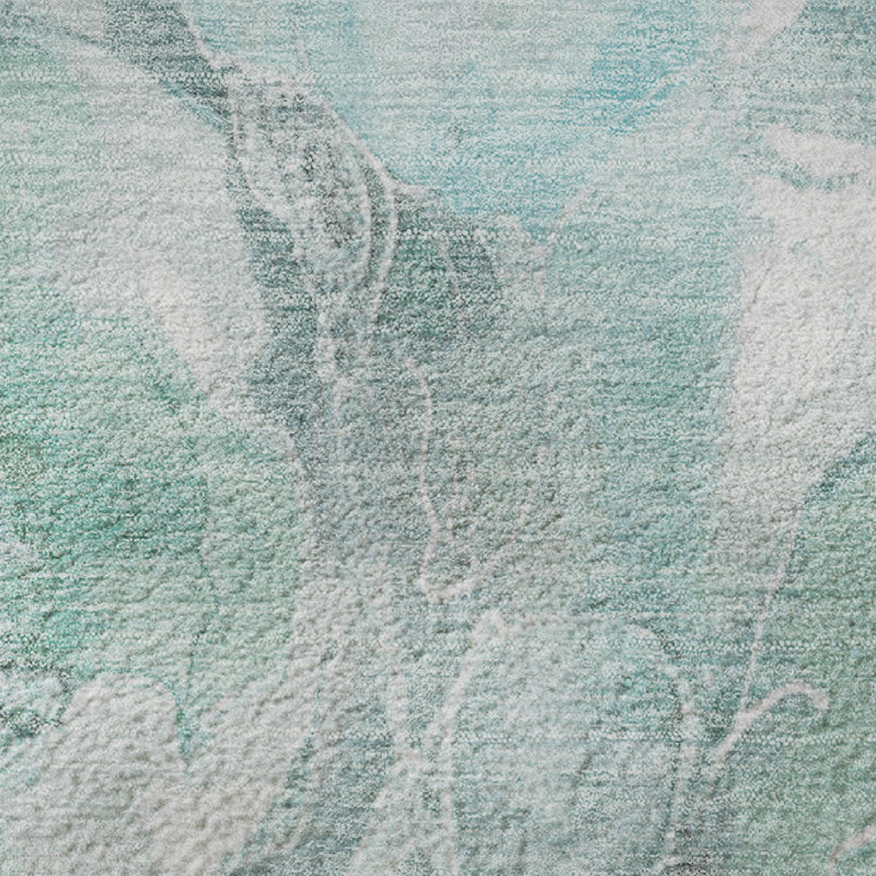 Tapis floral lavable à la machine de qualité supérieure Mayfield AMF1859, Rectangle 5 pi x 7 pi 6 po