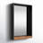 Ronnie Metal Mirror with Shelves-1909657544