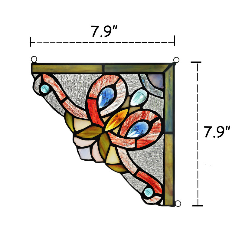Panneau de fenêtre en verre Tiffany