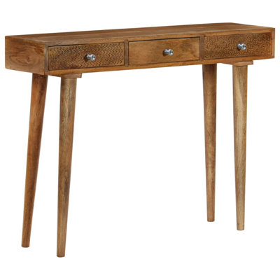 Marina 102cm Solid Wood Console Table