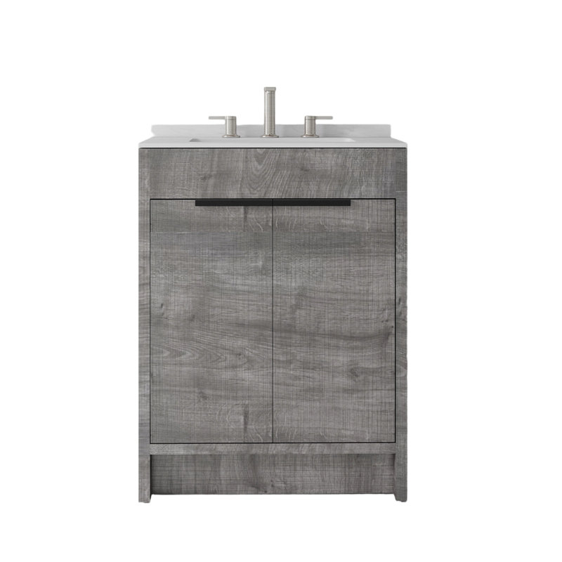 Meuble-lavabo autoportant avec lavabo