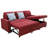 Upholstered L-Shaped Sectional Reversible-1379394325