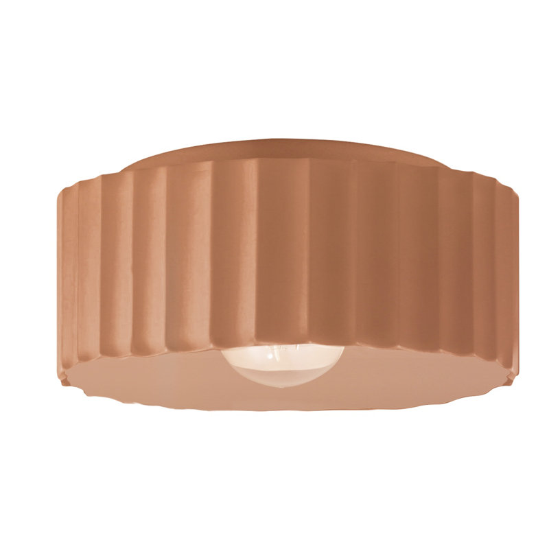 Plafonnier encastré 1 lumière Colgate, Adobe, H 6,5 po x l 13 po x P 13 po