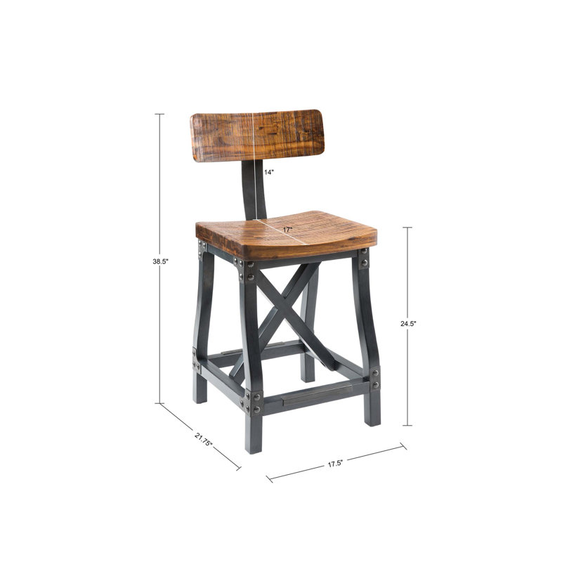 Counter Stool with Back
