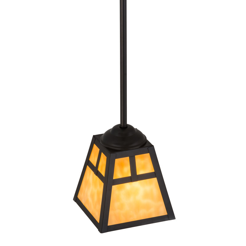 "T" Mission 1 - Light Pendant, 30.5" H x 8.75" W x 8.75" D
