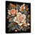 Toile avec cadre flottant noir