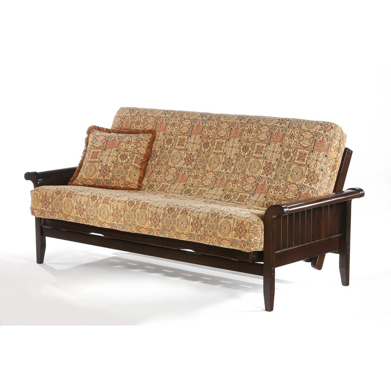 Futon et matelas, Chocolat noir, Double