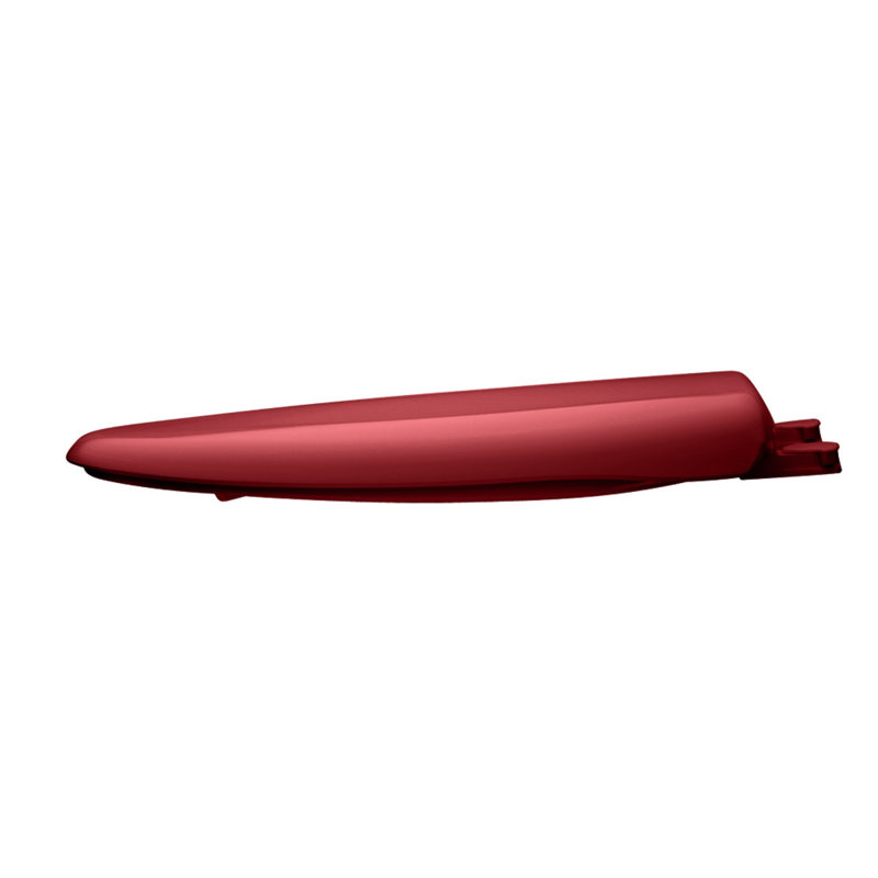 Siège de toilette allongé en plastique, Rouge