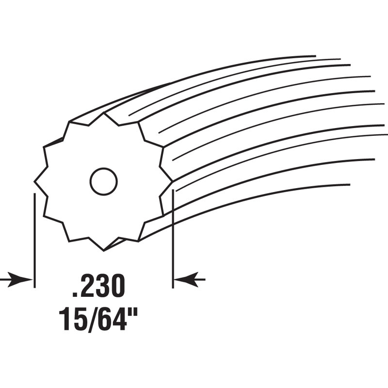 Spline écran en vrac Prime-Line (paquet simple), Gris, H 9,75 po x l 4,9 po x P 1,7 po