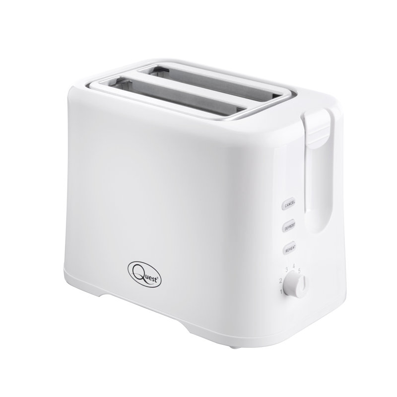2 Slice Toaster, White