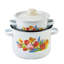 Pot en acier avec couvercle Spring Bouquet-108590966