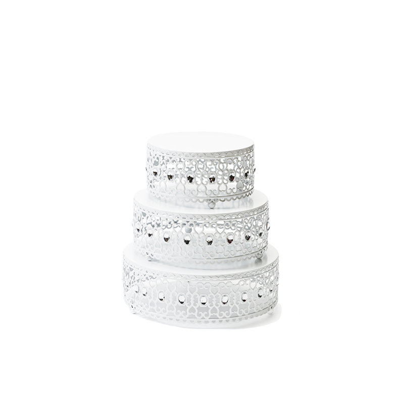 Senaida Cake Stand, White