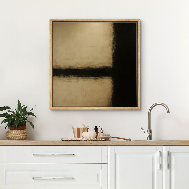 Reproduction d'art encadrée sur toile pour un décor moderne, Naturel, H 24 po x l 24 po