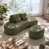 Ours en peluche vert