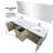 Double Bath Vanity with Quartz Top