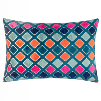 Metro Diamond Geometric Rectangular Cushion Cover
