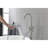 Floor Mounted Tub Faucet High Flow Freestanding Tub Filler Faucet With Handheld Shower Head And Swivel Spout-118580274