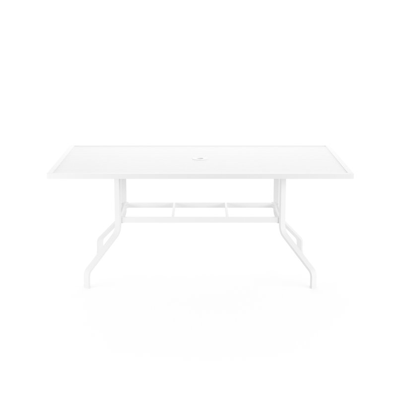 Table de salle à manger Bristol en aluminium thermolaqué