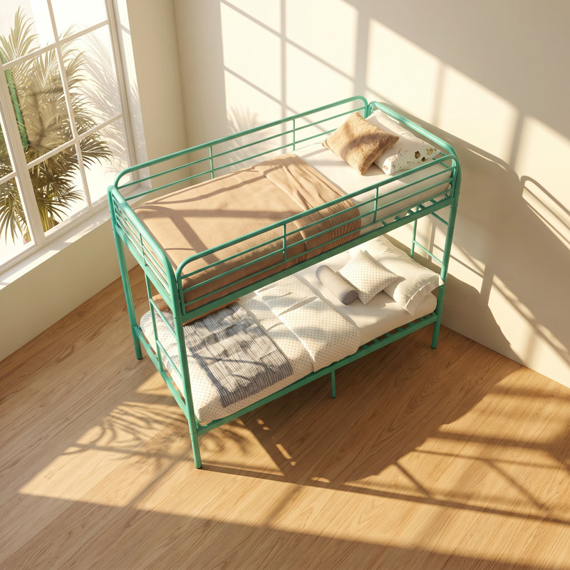 Lit superposé en métal simple au-dessus de simple L 41,34 po x P 78,15 po x H 59,84 po Milton