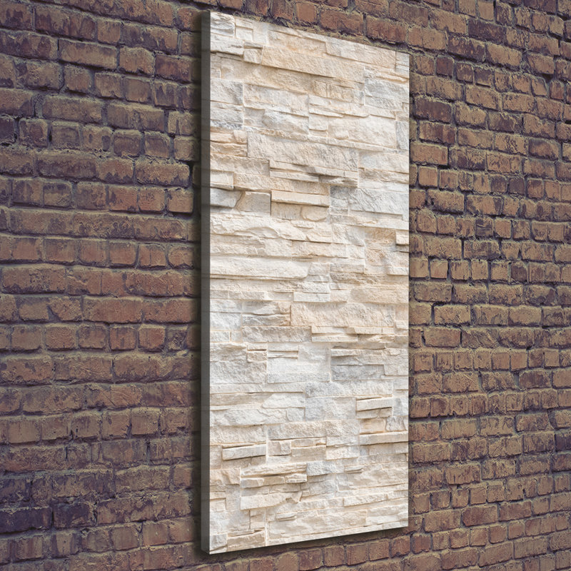 Brick Wall - Wrapped Canvas Print