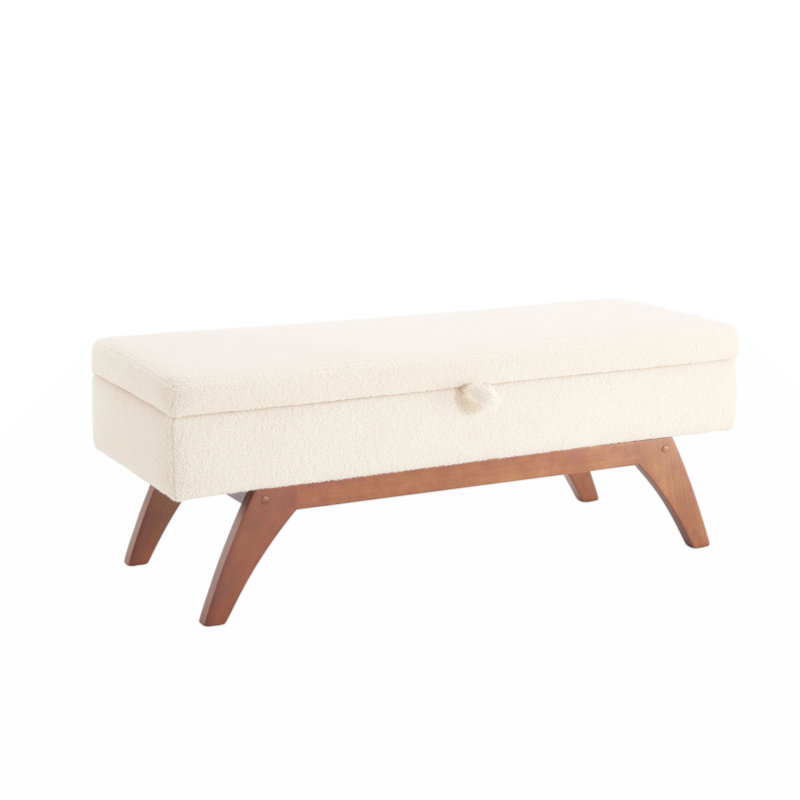 Rectangle Storage OttomanStorage Ottoman ,Ottoman with Storage, Foot Stool ,Foot Rest , Beige