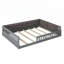 Lit plateforme tapissier en bois avec garde-corps et coussin pour le confort et la sécurité, pas besoin de sommier tapissier-314045223