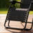 Simple Black Outdoor Patio Zero Gravity Folding Chair Portable Storage With Padded Headrest And Weatherproof Textile-1418528586