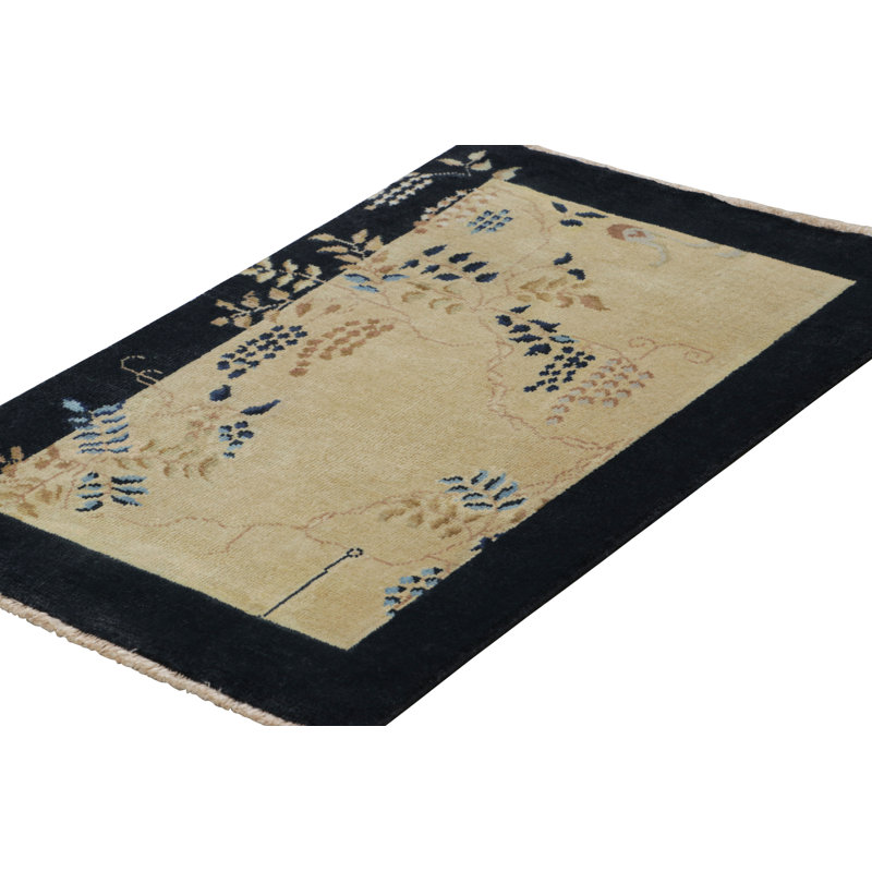 One-of-a-Kind 2'x3' Hand Knotted Area Rug
