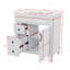 Meuble-lavabo de 30 po avec lavabo, meuble-lavabo moderne avec 2 tiroirs à gauche et tablette réglable, portes à fermeture douce-312896491