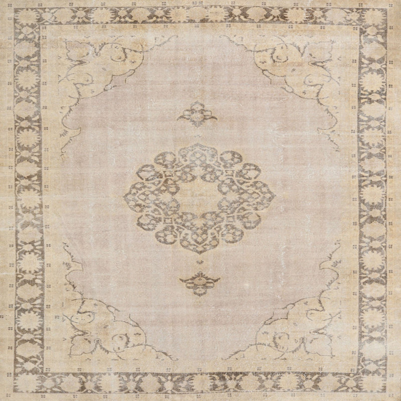 Tapis oriental beige / brun, Rectangle 5 pi x 7 pi