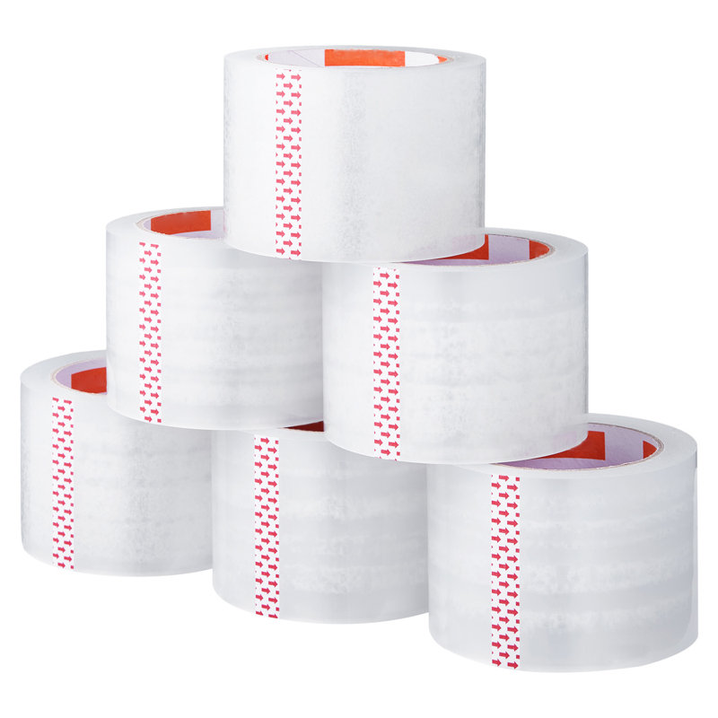 Clear Packing Tape, 3 inches Core, 3 Inches x 65 Yards Packing Tapes, 2.7 Mil Thick, Heavy Duty Packaging Tape Designed for Moving, Storage and Packing, Shipping and Mailing, Office