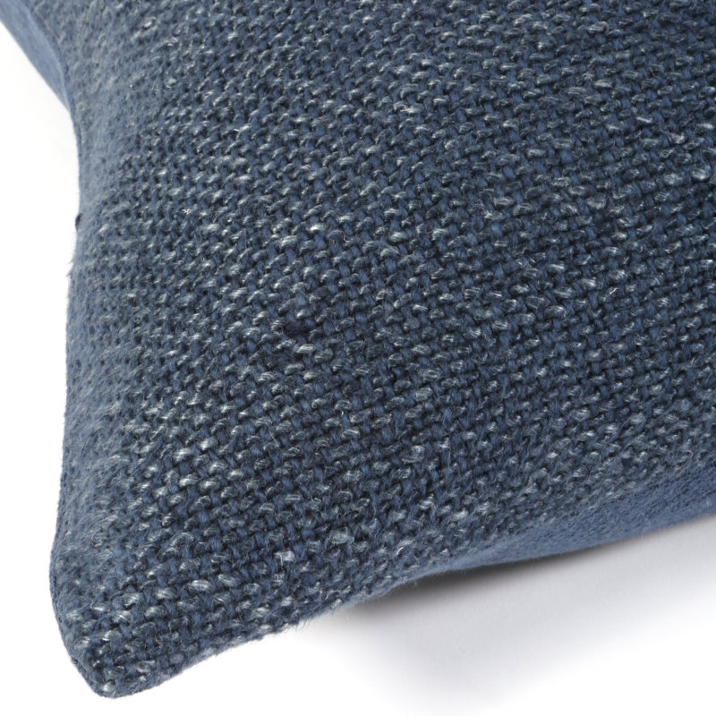 Hendrick Square Pillow Cover & Insert, Navy