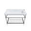 Lavabo de salle de bain console Fireclay-49500073-119167068
