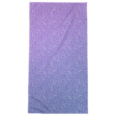 Serviette de bain florale ditsy classique